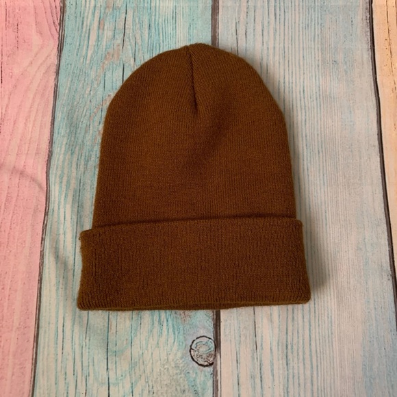 Brown unisex carhartt beanie - Picture 4 of 6
